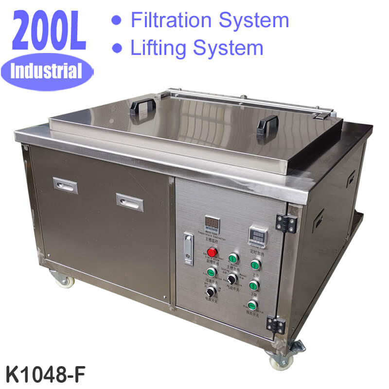 200L Automated Ultrasonic Cleaner with Filtration System - Anonkia